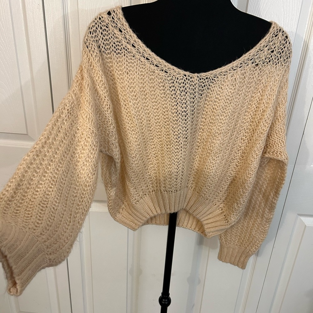 Lumiere Soft knit oversized sweater! Partial mohair